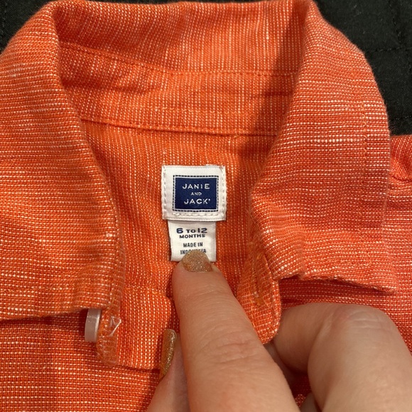 BNWOT Janie and Jack button down - Picture 2 of 3